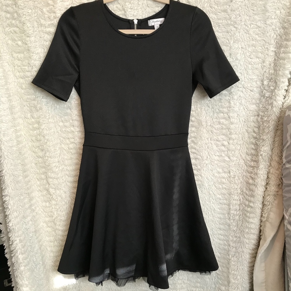 5 FOR $25 - Black A-Line Dress